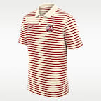 Ohio State Striped Men's Nike Dri-FIT College Polo