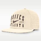 Atlanta Braves True Men's Nike AeroBill MLB Fitted Hat