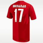 Tajon Buchanan Canada Soccer 2026 Match Home Men's Nike Dri-FIT ADV Soccer Jersey