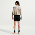 Playera de trail running de manga larga con botones para mujer ACG "Aireez"