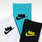 Nike x LEGO® Collection Everyday Essentials Crew Socks (3 Pairs)