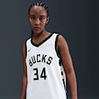Milwaukee Bucks Association Edition Men's Nike Dri-FIT NBA Swingman Jersey
