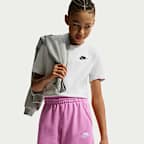 Shorts de French Terry para niños talla grande Nike Sportswear Club Fleece