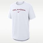 Playera universitaria Nike para hombre Oklahoma Premium Performance Golf Club