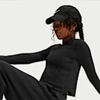 Nike MAVN Girls' Dri-FIT Ribbed Long-Sleeve Top