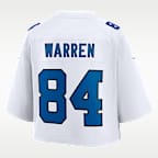 Tyler Warren Indianapolis Colts Women's Nike NFL Cropped Tundra Game Jersey