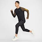 Nike Stride Men's Dri-FIT Waffle Crew-Neck Running Top