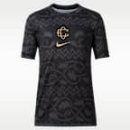 Playera de futbol de manga corta Nike Dri-FIT del C.D. Guadalajara alternativa Pre-Match para niños talla grande