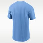 Playera universitaria Nike para hombre North Carolina Basketball Refresh