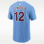 Kyle Schwarber Philadelphia Phillies Men's Nike MLB T-Shirt
