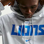 Sudadera con gorro sin cierre Nike Dri-FIT de la NFL para hombre Detroit Lions Rivalries Collection Primary