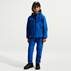 Chamarra de tejido Woven para niños talla grande Nike Tech