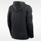 Playera de manga larga Nike Dri-FIT de la NFL con gorro para hombre New York Jets Rivalries Collection Sideline
