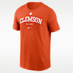 Playera universitaria Nike para hombre Clemson Academic Arch