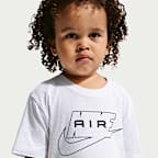 Conjunto de shorts de 2 piezas de French Terry para niños talla pequeña Nike Air