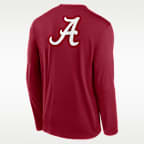 Alabama Primetime Legend 2-Hit Men's Nike Dri-FIT College Long-Sleeve T-Shirt