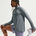 Ανδρική μπλούζα για τρέξιμο Nike Miler Dri-FIT με φερμουάρ στο 1/2 του μήκους