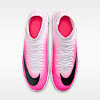 Tacos de futbol para pasto sintético (turf) de corte high Nike Mercurial Superfly 11 Club