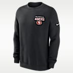 San Francisco 49ers Draw Block Club Men's Nike NFL Pullover Crew