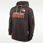 Cleveland Browns Sideline Standard Issue Men's Nike Dri-FIT NFL Pullover Hoodie