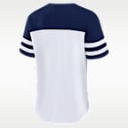 Dallas Cowboys Touchdown Pass Athena Lace-Up Women's Nike NFL T-Shirt