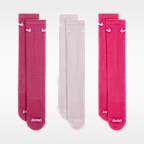 Κάλτσες προπόνησης μεσαίου ύψους Nike Everyday Plus Cushioned (τρία ζευγάρια)