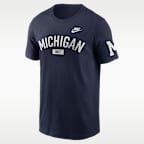 Michigan Legacy Arch 2-Hit Men's Nike College T-Shirt