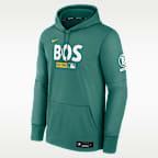 Boston Red Sox Authentic Collection City Connect Men's Nike Therma MLB Pullover Hoodie