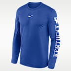 Kentucky Primetime Stack Legend Men's Nike Dri-FIT College Long-Sleeve T-Shirt