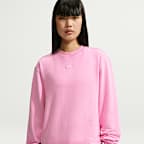Sudadera de cuello redondo para mujer Nike Studio Fleece Lightweight