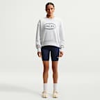 Oversized Nike Sportswear Phoenix Fleece-sweatshirt med rund hals til kvinder