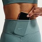 Leggings de tiro alto de 7/8 sin costura delantera para mujer Nike Zenvy