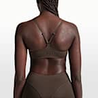 Brassière à bretelles fines et maintien NikeSKIMS Matte pour femme