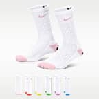 나이키 스마일리 크루 삭스(6켤레) 리틀키즈 드라이 핏 양말