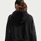 Sudadera con gorro sin cierre cropped para mujer Nike Studio Fleece Medium Weight "Graphic Pack"
