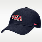 Nike USA Olympic Team 2026 "Gold Medal" Rise Solid Adjustable Trucker Cap