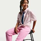 Pants holgados para niña Nike Sportswear Studio Fleece