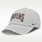 Baltimore Ravens Primetime Club Arched Men's Nike NFL Adjustable Hat