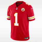 Jersey Nike Dri-FIT de la NFL Limited para hombre Xavier Worthy Kansas City Chiefs