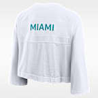 Miami Dolphins Wide Receiver Jersey Fashion Women's Nike Dri-FIT NFL Cropped Top