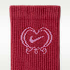 Nike Everyday Plus Yastıklamalı Crew Çoraplar (1 Çift)