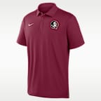 Polo universitaria Nike Dri-FIT para hombre Florida State Tour