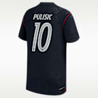 Christian Pulisic USMNT 2026 Match Away Big Kids' Nike Dri-FIT ADV Soccer Jersey