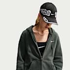 Sudadera con gorro de cierre completo para mujer Nike Studio Fleece Medium Weight