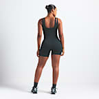 Camiseta de tirantes de cuello en forma de U con doble tirante para mujer NikeSKIMS Matte