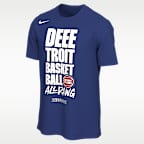Playera de básquetbol Nike de la NBA para hombre Detroit Pistons