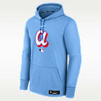 Atlanta Braves Authentic Collection City Connect Men's Nike Therma MLB Pullover Hoodie