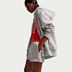 Shorts de tiro medio de 10 cm para mujer Nike Sportswear Phoenix Fleece