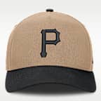 Gorra de rejilla Nike de la MLB ajustable y con estructura A-Frame para hombre Pittsburgh Pirates Rise