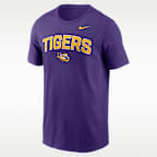 LSU Primetime Arch Stack Men's Nike College T-Shirt